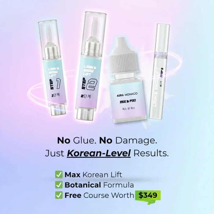 FULL Korean Lash Lift Kit + FREE Course